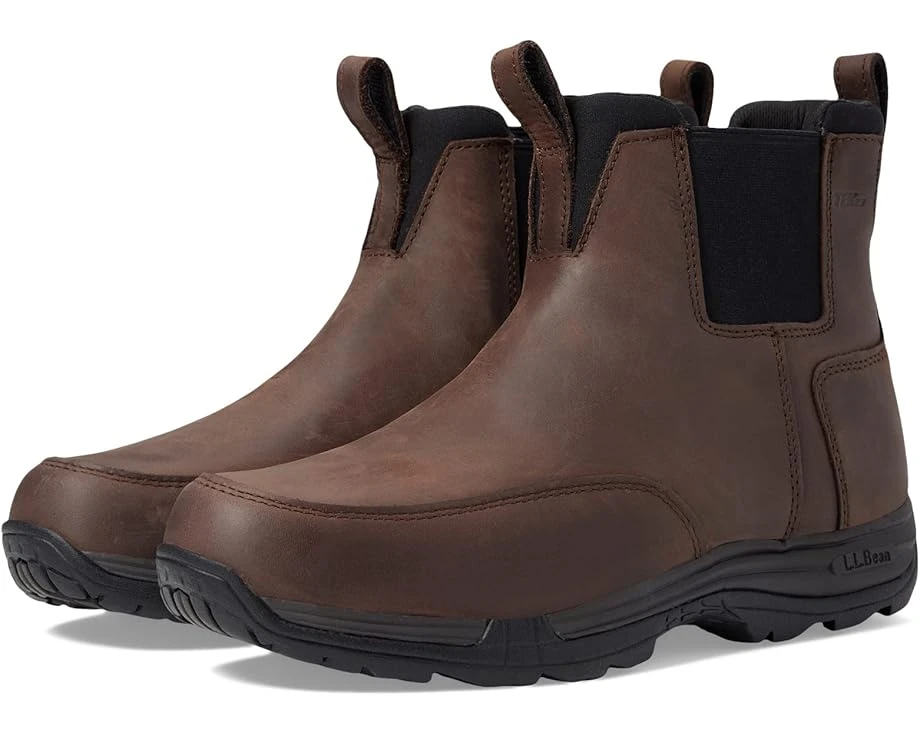 L.L.Bean Traverse Trail Boot Leather Pull-On Waterproof Insulated 3 L.L.Bean Traverse Trail Boot Leather Pull-On Waterproof Insulated