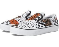 Vans Kids Classic Slip-On Patchwork (Big Kid)